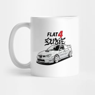 Subie Hawk Eye Japanese Manga Style - JDM Car Mug